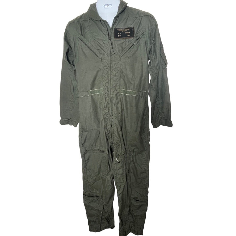 Vintage Vietnam War US Navy Flight Suit  60s 40 R Militria Cosplay